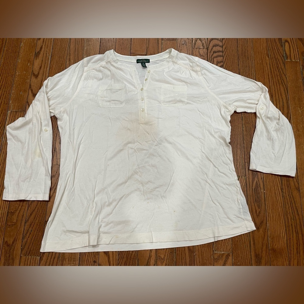 Lauren Jeans CO
Men's Cream Long Sleeve Shirt